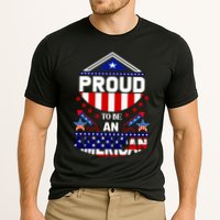 Proud To Be An American Patriotic Cooling Performance Crew T-Shirt
