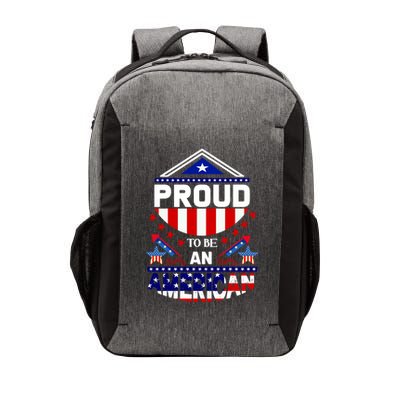 Proud To Be An American Patriotic Vector Backpack