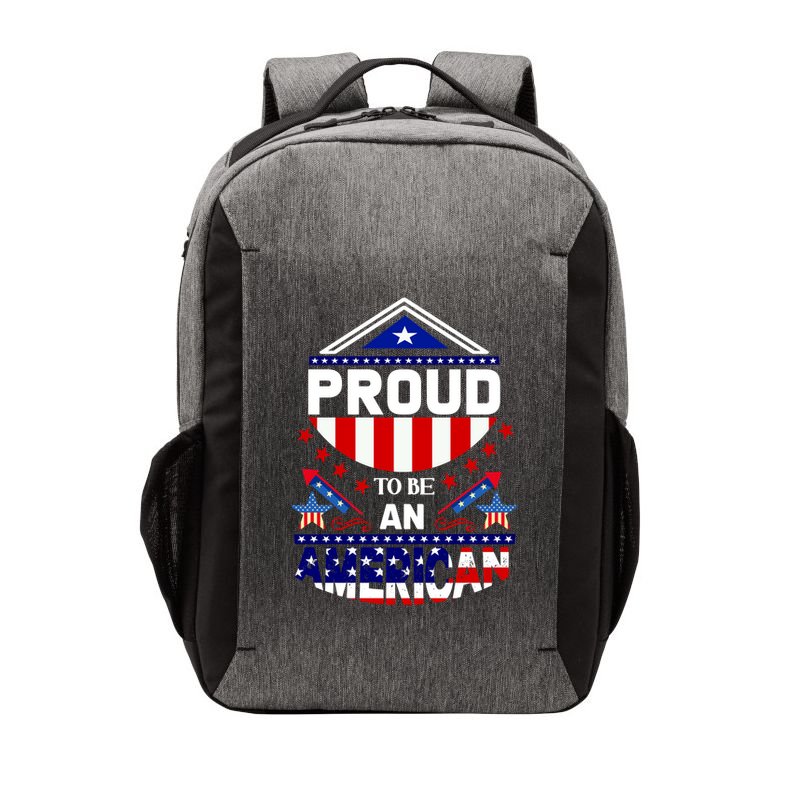 Proud To Be An American Patriotic Vector Backpack