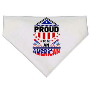 Proud To Be An American Patriotic USA-Made Doggie Bandana