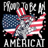 Proud To Be an Americat Cat PosiCharge Competitor Tank