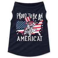 Proud To Be an Americat Cat Doggie Tank