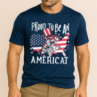 Proud To Be an Americat Cat Performance Shirt