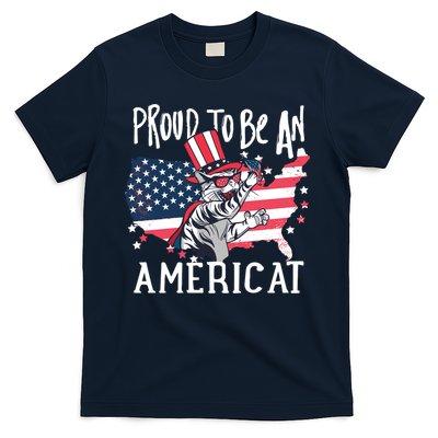 Proud To Be an Americat Cat T-Shirt