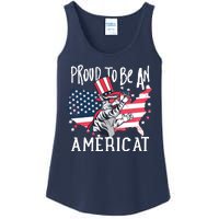 Proud To Be an Americat Cat Ladies Essential Tank