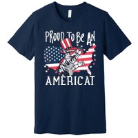 Proud To Be an Americat Cat Premium T-Shirt