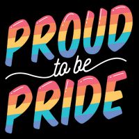 Proud To Be Pride Drawstring Bag
