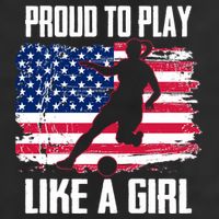 Proud To Play Like A Girl USA Soccer Adult Drive Performance Visor