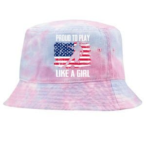 Proud To Play Like A Girl USA Soccer Tie-Dyed Bucket Hat