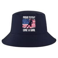 Proud To Play Like A Girl USA Soccer Cool Comfort Performance Bucket Hat