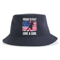 Proud To Play Like A Girl USA Soccer Sustainable Bucket Hat