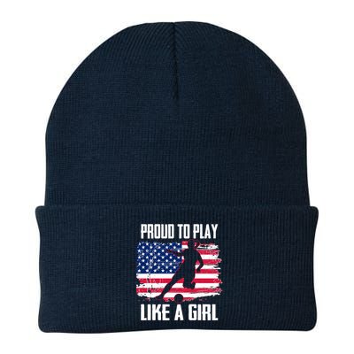 Proud To Play Like A Girl USA Soccer Beanie
