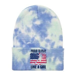 Proud To Play Like A Girl USA Soccer Tie Dye 12in Knit Beanie