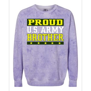 Proud U.S. Army Brother Colorblast Crewneck Sweatshirt