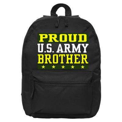 Proud U.S. Army Brother 16 in Basic Backpack