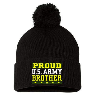 Proud U.S. Army Brother Pom Pom 12in Knit Beanie
