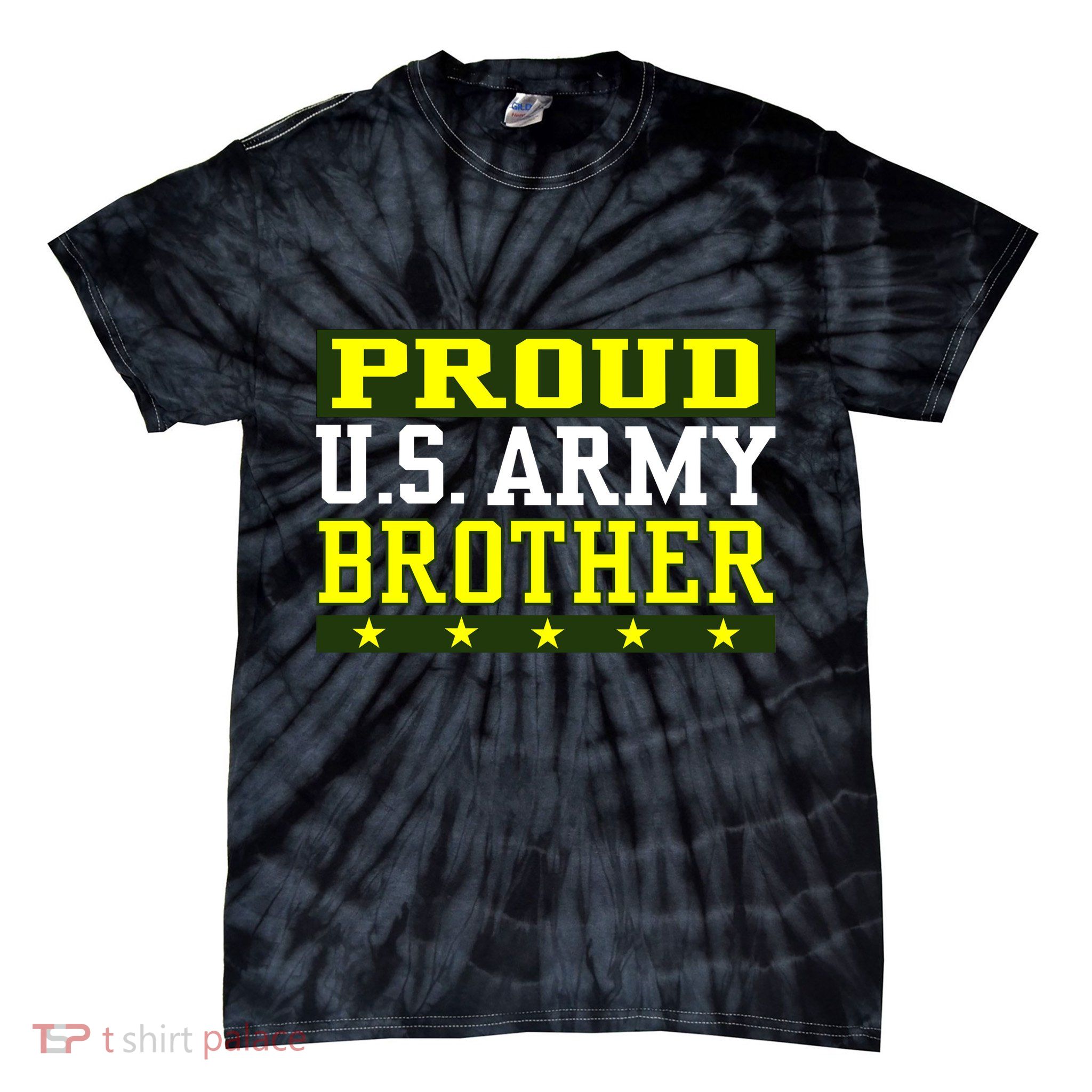 Proud U.S. Army Brother Tie-Dye T-Shirt
