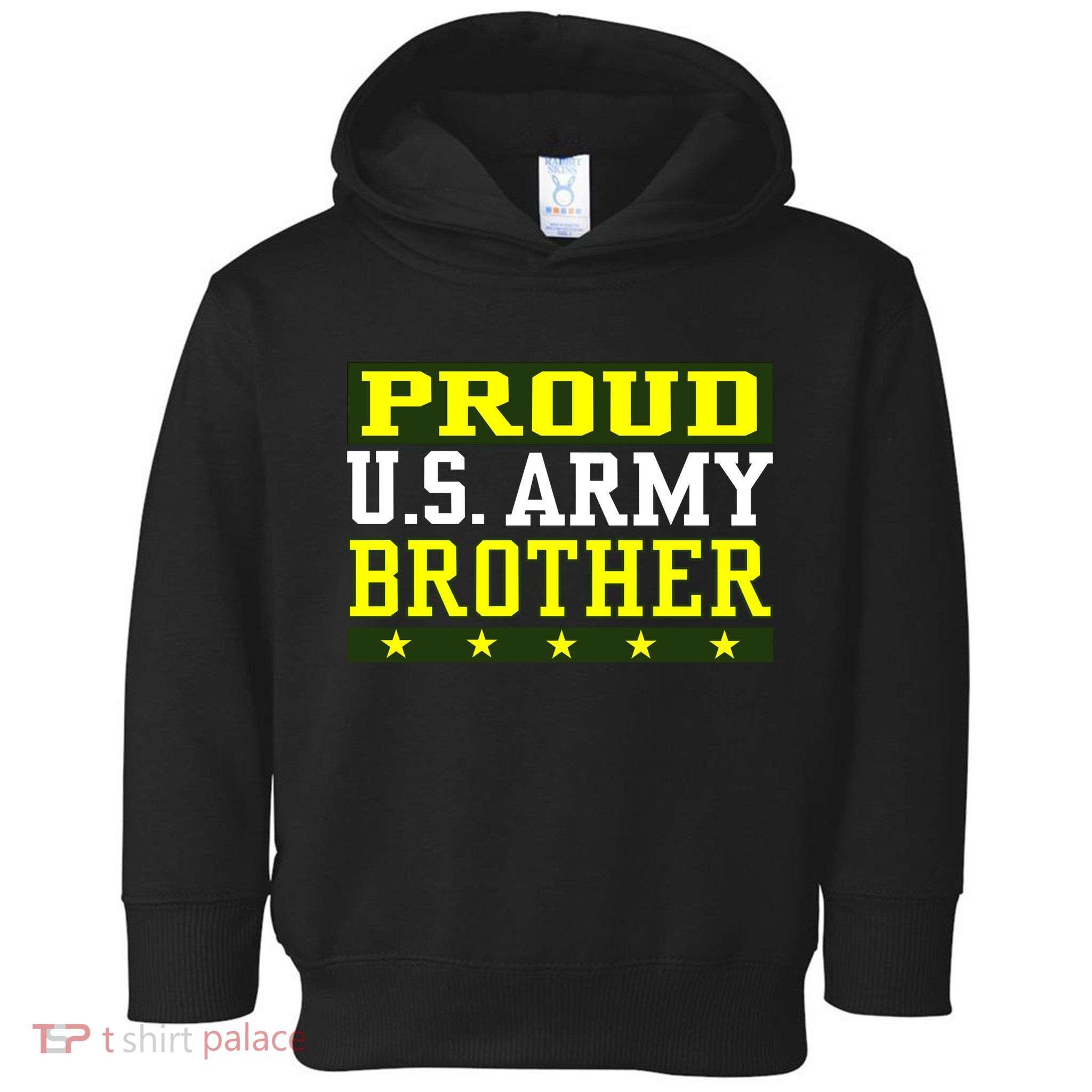 Proud U.S. Army Brother Toddler Hoodie
