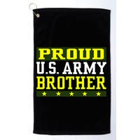 Proud U.S. Army Brother Golf Towel