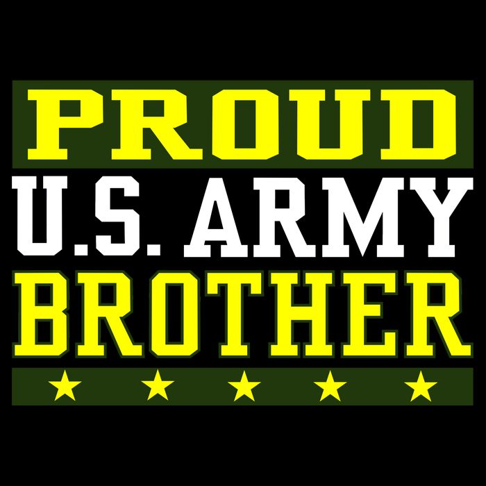 Proud U.S. Army Brother Women's Crop Top Tee