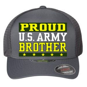 Proud U.S. Army Brother Flexfit Unipanel Trucker Cap