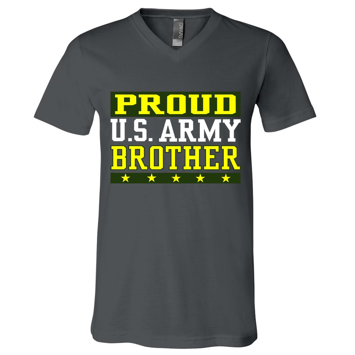 Proud U.S. Army Brother V-Neck T-Shirt