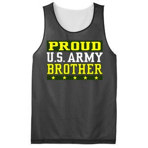 Proud U.S. Army Brother Mesh Reversible Basketball Jersey Tank