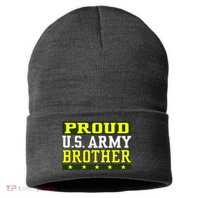 Proud U.S. Army Brother Sustainable Knit Beanie