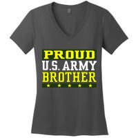 Proud U.S. Army Brother Women's V-Neck T-Shirt