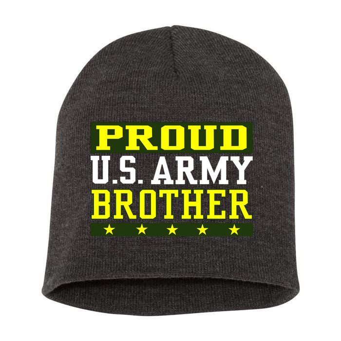 Proud U.S. Army Brother Short Acrylic Beanie