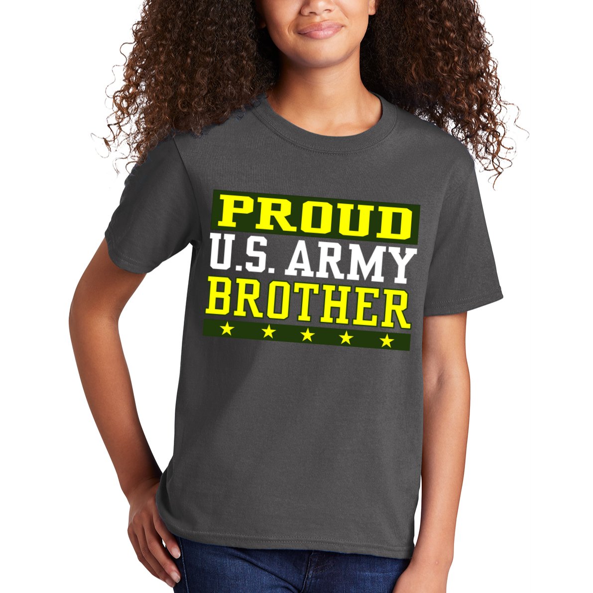 Proud U.S. Army Brother Kids T-Shirt
