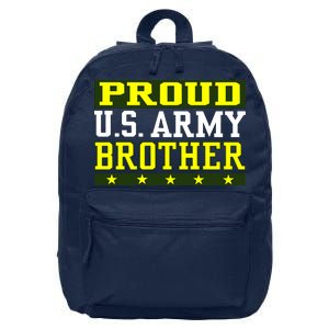 Proud U.S. Army Brother 16 in Basic Backpack