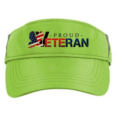 Proud USA Veteran Eagle Adult Drive Performance Visor