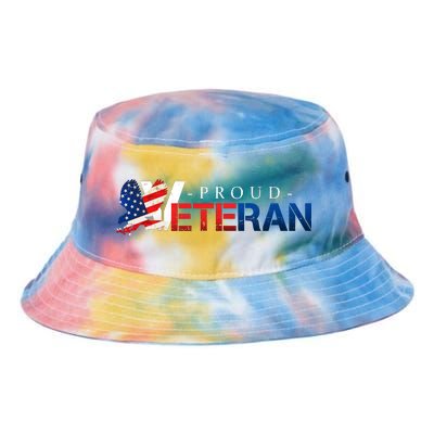 Proud USA Veteran Eagle Tie Dye Newport Bucket Hat