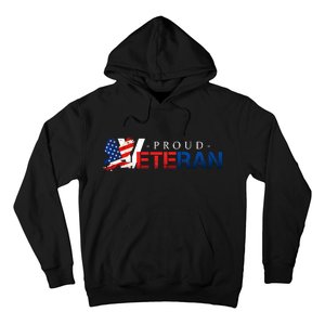 Proud USA Veteran Eagle Hoodie