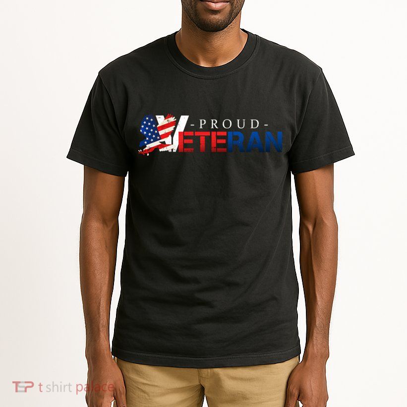 Proud USA Veteran Eagle Tall T-Shirt