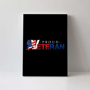 Proud USA Veteran Eagle Canvas