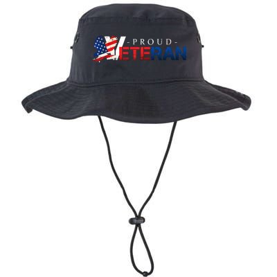 Proud USA Veteran Eagle Legacy Cool Fit Booney Bucket Hat