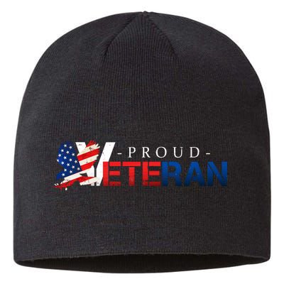 Proud USA Veteran Eagle Sustainable Beanie