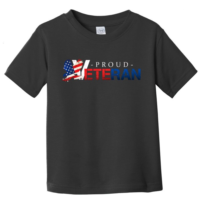 Proud USA Veteran Eagle Toddler T-Shirt