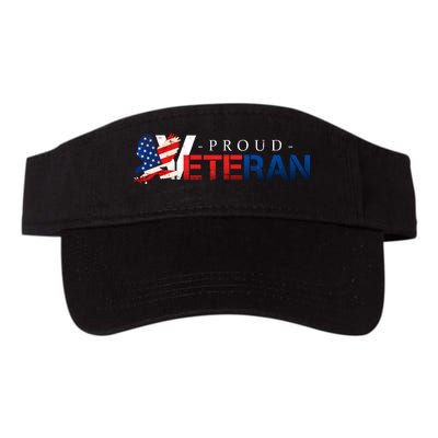 Proud USA Veteran Eagle Valucap Bio-Washed Visor