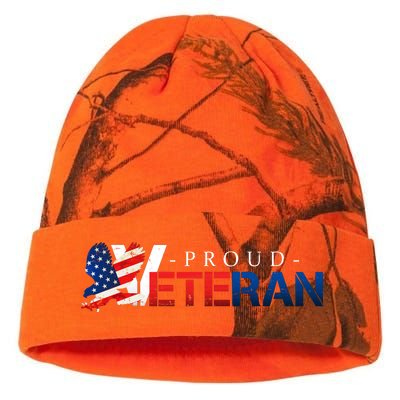 Proud USA Veteran Eagle Kati Licensed 12" Camo Beanie