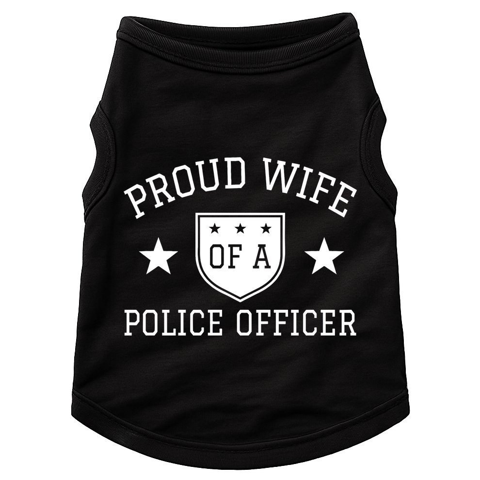 Proud Wife of A Police Officer Doggie Tank