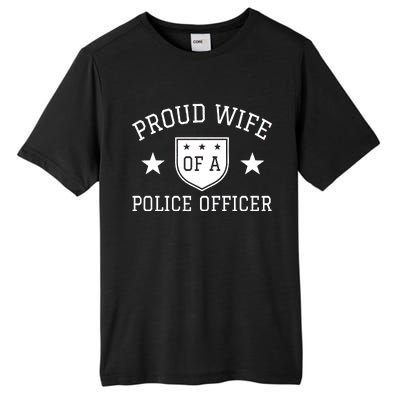 Proud Wife of A Police Officer Tall Fusion ChromaSoft Performance T-Shirt