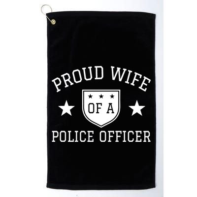 Proud Wife of A Police Officer Golf Towel