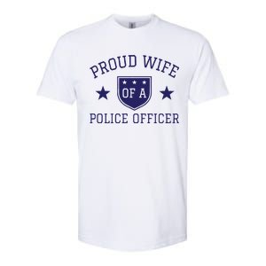 Proud Wife of A Police Officer Softstyle® CVC T-Shirt