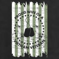 Proud Wife Of A Vietnam Veteran 7 Panel Mesh Trucker Snapback Hat