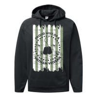 Proud Wife Of A Vietnam Veteran Performance Fleece Hoodie