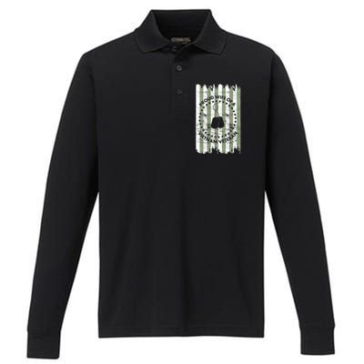 Proud Wife Of A Vietnam Veteran Performance Long Sleeve Polo