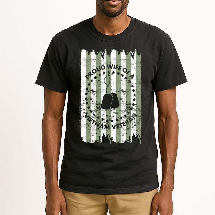 Proud Wife Of A Vietnam Veteran Tall T-Shirt